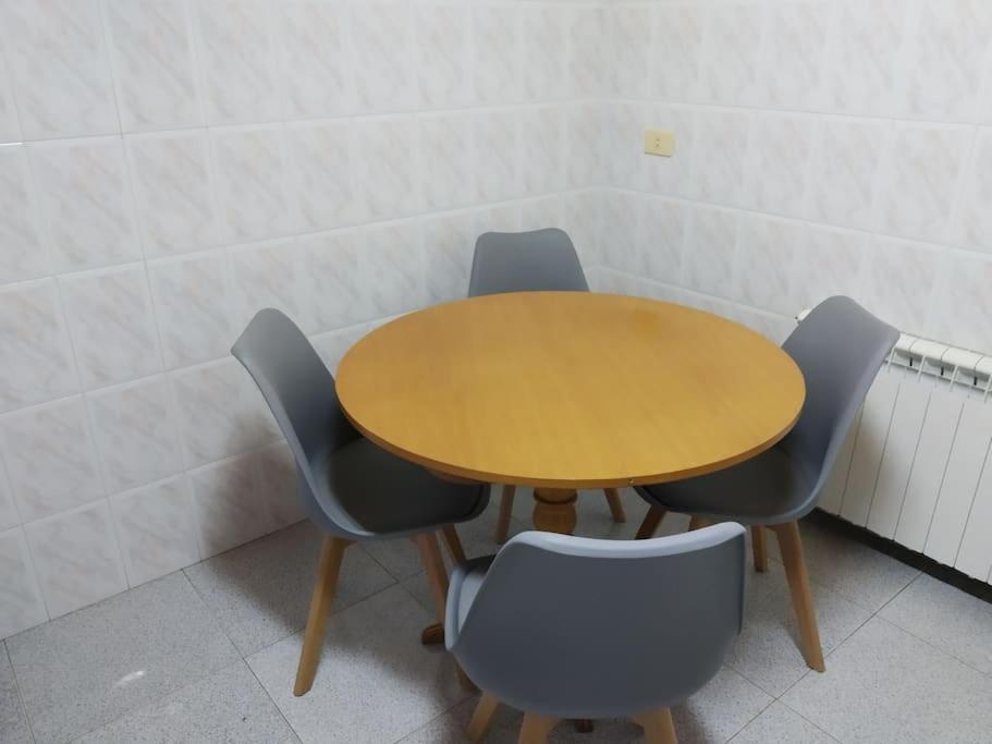 Apartamento Con Terraza Y Vistas Al Mar Bueu Exteriör bild